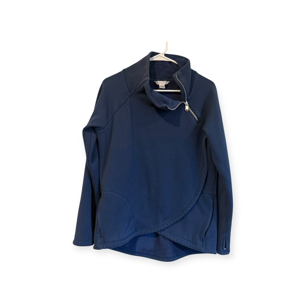 Athleta Deep Blue Fleece Pullover
